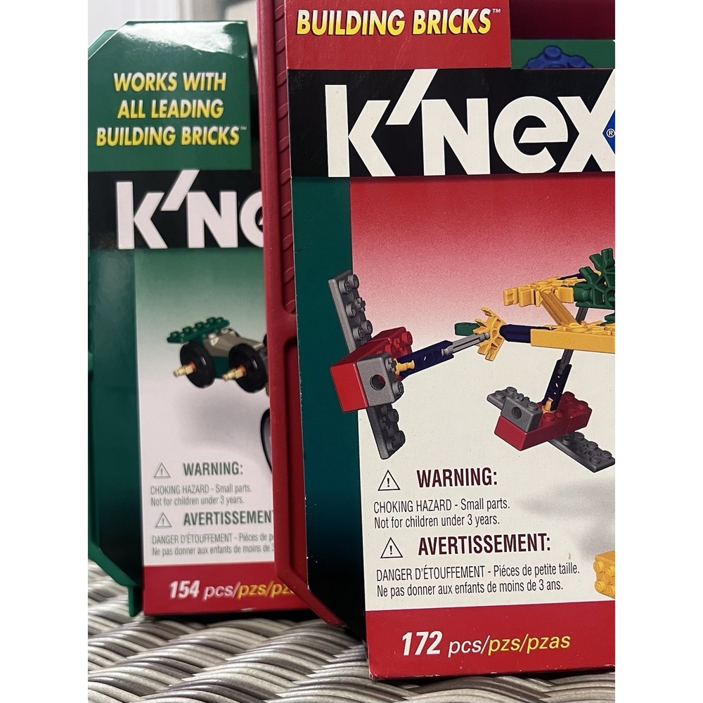 2 K'NEX 10 Model Building Sets Fun Rides & Wheel Action w/ Cases Factory Sealed - Picture 9 of 10
